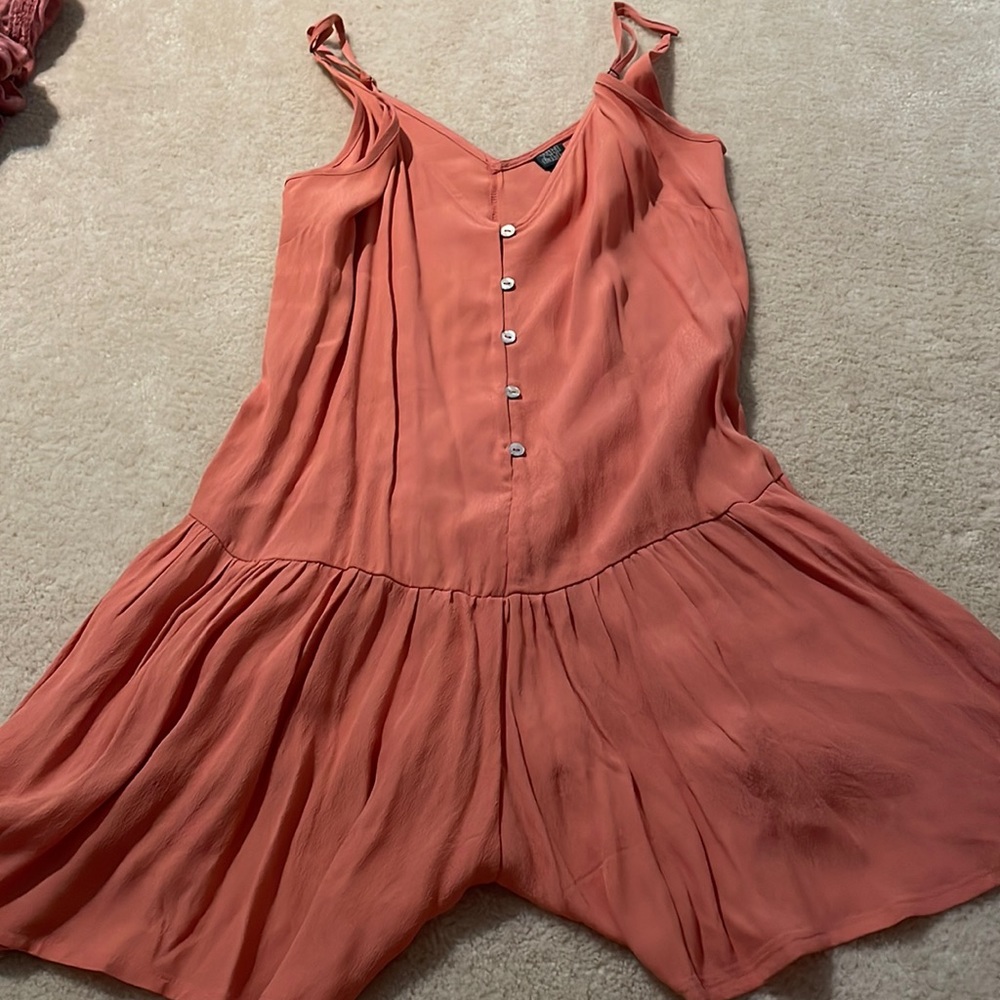 Burnt orange romper
